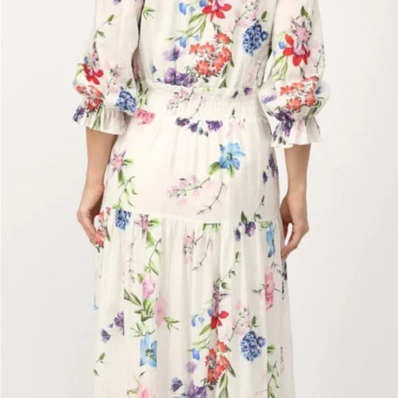 Floral Print Maxi Dress - Picture 2 of 8